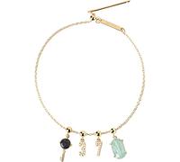 P D PAOLA PU01-172-U - Pulsera de plata de ley 925 chapada en oro