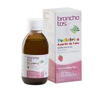 P DELAPIEL Bronchotos Pediátrico - Jarabe tos seca y productiva. Niños partir de 1 año. Sin Lactosa. Sin Gluten. Sabor fresa