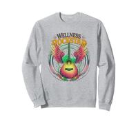P.E WELLNESS Rockstar Yoga Profesor Entrenador Fitness Entrenador Mamá Sudadera