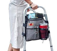 P&F - Bolsas de doble cara para andar con portavasos para andar plegable SWB , Gris, 1