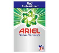 P&G PROFESSIONAL Ariel Professional, Detergente en polvo para lavadoras, 82 Lavados, Regular, Eliminacion de Manchas Desde El Primer Lavado