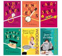 P.G Wodehouse Jeeves 6 book collction (Jeeves in the Offing, Jeeves and the Feudal Spirit, Thank you Jeeves, Right Ho Jeeves, Carry On Jeeves & The Inimitable Jeeves)