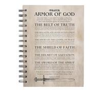 P. Graham Dunn Cuaderno en espiral, 15,2 x 21,6 cm, Armor of God