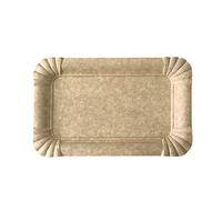 P&H Bandeja cartón Kraft 12x19 cms. 50 Unidades