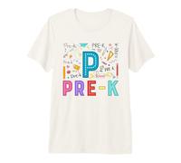 P Is For Pre-K Teachers Students Kids Pencil Back to School Camiseta Premium