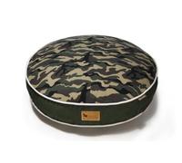 P.L.A.Y. (Pet Lifestyle and You Cama Redonda - Camuflaje - Verde - L
