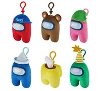 P.M.I. Among Us Clip On Plush Characters 13cm (S2) (AU7204) - 1 Plush