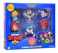 P.M.I. Brawl Stars Collectible Figures - 8 Pack Deluxe Box -Including 2 Rare Hidden Characters (S1) (Random) (BRW2070)