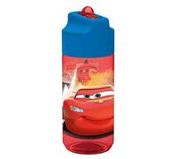 p: os 24654 - Botella Disney Cars con paja integrado, 430 ml