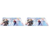 p:os 25181299 - Juego de manteles Individuales de plástico para niños y niñas, Aprox. 42 x 29 cm, sin BPA (Paquete de 2)