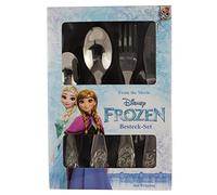 p:os Frozen, 4 unidades, Set de cubiertos de acero inoxidable en caja de regalo , italian