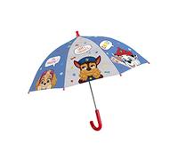 p:os Paraguas infantil de la Patrulla Canina, resistente al viento, con apertura automática y estructura de fibra de vidrio, diámetro 66 cm aprox, multicolor