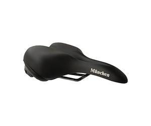 P & P pro cycling Unisex - Adulto München 089 Sillín cómodo Negro, 265 x 195 mm