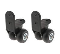 P Prettyia 2 Piezas de Ruedas Giratorias para Maletas y Equipajes Hecho de Plástico y Metal