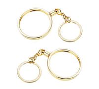 P Prettyia Anillo Dominante Creativo Titular de Moneda Conmemorativa Diámetro de 40mm Llavero de Colección de Monedas - 2 unids