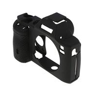 P Prettyia Funda de Silicona Negra Suave para Sony a7 a7r a7s Kit de Accesorios para Protector de Cámara