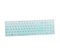 P Prettyia Protector de Teclado para Computadoras HP de 15.6 Pulgadas, Hecho de Silicona Ultra Delgada para Tacto Cómodo - Verde, para HP 15-BF 14-BF 15ab