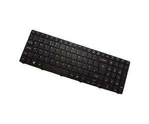 P Prettyia Teclado para Acer Aspire 5750 5733 5810TG AS5810T 5745 UK Keyboard Black