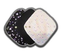 P&S Healthcare - Almohadillas sanitarias reutilizables para incontinencia - Regates ligeros y períodos - Uso en ropa interior propia - Pantyliner ligero y de flujo pesado - Paquete de 6 (Maxi - 100