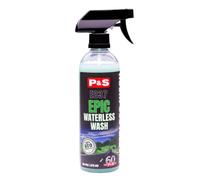 P&S Professional Detail Products - Epic Waterless Wash - Lubricantes y agentes de limpieza eliminan cuidadosamente la tierra sin agua; intensificador de brillo de polímero; seguro para pintura, metal