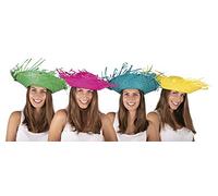 P 'tit 95423 hawaiano de payaso sombrero de paja - color aleatorio