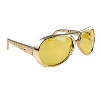 P 'tit payaso 10850 gafas plástico - Elvis - oro