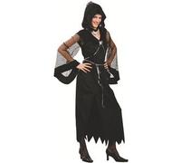 P 'Tit Payaso - 89995 - Disfraz Adulto Luxe Viuda Negro - S/M - Talla única