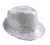 P 'tit payaso sombrero tejido lentejuelas adulto - Borsalino