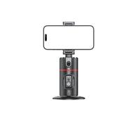 P02 Cabezal inteligente de teléfono móvil de 360° con inteligencia artificial, reconocimiento facial, seguimiento de gestos, seguimiento panorámico, antivibración, con control remoto, clip desmontable