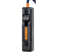 P123 Inflador de neumáticos digital portátil de 12 VLCD, un solo cilindro para coche, motocicleta y bicicleta