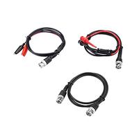 P1260 Cable coaxial BNC a BNC Gancho de prueba de chip de cocodrilo Kit de cables de prueba Pinzas de cocodrilo Juego de puntas de sonda para cables de multímetro