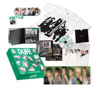 P1Harmony - P1Harmony - DUH! (8th Mini Album) - MD / Plain White T Ver. - All Set Inclusions + 4 Extra Premium Photocards