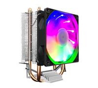 (P2 streamer) PC for Case Fan RGB LED Multicolor Adjustable Speed 130mm Quiet Remote Computer Radiator Cooler Cooling 3-Pin RGB for Ca P2 streamer