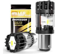 P21/5W 1157 BAY15D Bombillas LED 100% Canbus Sin Errores 12V Super Brillante 6500K Blanca 2057 2357 Luce de Repuesto para Coche para Luz de Marcha Atrás Freno Luces Diurnas Señal de Giro, 2 Piezas