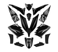 P2R (motorizado) CARROCERÍA MAXISCOOTER ADAPTABLE YAMAHA 530 TMAX 2015>2016 NEGRO BRILLANTE (KIT 14 piezas)