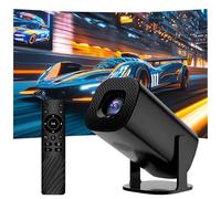 P30 Mini Proiettore con Wi-Fi&Bluetooth,Videoproiettore con Android11 per Camera da letto&Uso esterno,Proiettore Portatile con risoluzione 1280×720p,Compatibile con Smartphone/altoparlanti (Negro)