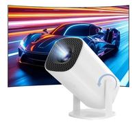 P30 Pro Mini Proyector con WiFi&Bluetooth,Videoproyector con Android 11,Smart Proyector para dormitorios&Exteriores con resolución de 1280×720 píxeles,Compatible con Smartphones&Altavoces (Blanco)