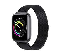 P4 Silicón Del Reloj De 1.4 Pulgadas Full Circle Táctil Completa Correa De Acero Elegante Reloj Del Deporte IP67 A Prueba De Agua, Soporte En Tiempo Real Control De Las Pulsaciones / Monitoreo Del Sue