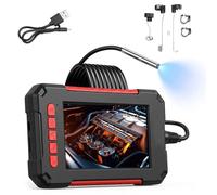 P40 Cámara Endoscópica con Luz, 3,9 mm Endoscopio Industrial con Pantalla 4.3" 1080P HD, Cámara de Inspección Impermeable IP67 con 6 LED y Cable 10M, Boroscopio Tuberias, para Tuberías Hogar Motores