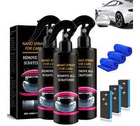 P40 Car Scratch Quick Repair Nano Spray, 2025 Upgrade Car Nano Paint Coating Agent, Quick Scratches Repairing Polish Spray, Long-Lasting Protection, All Cars & Surfaces (3Pcs)