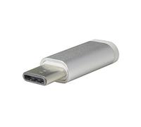 P4A Micro-USB Adaptador para Alldocube iPlay40, USB-C a Micro USB, Plata