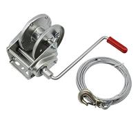 p4U Alko 1210654 - Cabrestante tipo 900 compacto, cabrestante manual con cuerda + gancho AL-KO 900 kg, 900 kg