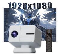 P50 Mini Proyector 4K con 2.4G WIFI y Bluetooth5.4 1920*1080P 800 ANSI Proyector Portátil,Proyectores inteligentes Android 11,Enfoque Automático/Auto Keystone Videoproyector de cine en casa (Blanco)