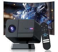 P50 Proyector Portatil para Cine en casa,Smart Proyector con WiFi&Bluetooth,Mini Proyectors para,Resolución de 1920×1080 píxeles,800 lúmenes,Compatible con Smartphones,televisores,Altavoces (Negro)