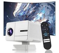 P50 Proyector Portatil para Cine en casa,Smart Proyector con WiFi&Bluetooth,Mini Proyectors para,Resolución de 1920×1080 píxeles,800 lúmenes,Compatible con Smartphones,televisores,Altavoces (Blanco)