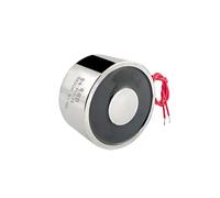 P59/34 Electroimán 70 kg/700 N fuerte ventosa DC 12 V 24 V cilindro imanes eléctricos solenoide electromagnético