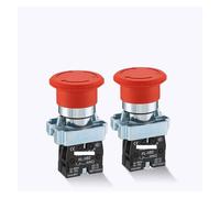 P60 Mushroom head power switch emergency stop 10A 22mm push button switch (ZB2) XB2-BS542 XB2-BS442 XB2-BS542C