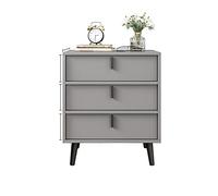 P9IDEDFH Bedside Table Mini Nightstand Modern Simplicity Nightstands Bedroom Furniture Wooden Chest of Drawers 3 Draws (Color : Style Two Size : 40cm)