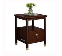 P9IDEDFH Bedside Table Solid Wood Hotel Room Bedside Locker Mini Bedside Storage Cabinet