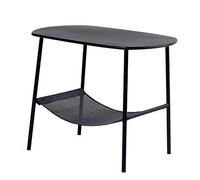 P9IDEDFH Coffee Table Industrial Design Legs with Storage Shelf for Living Room Black for a Variety of Occasions